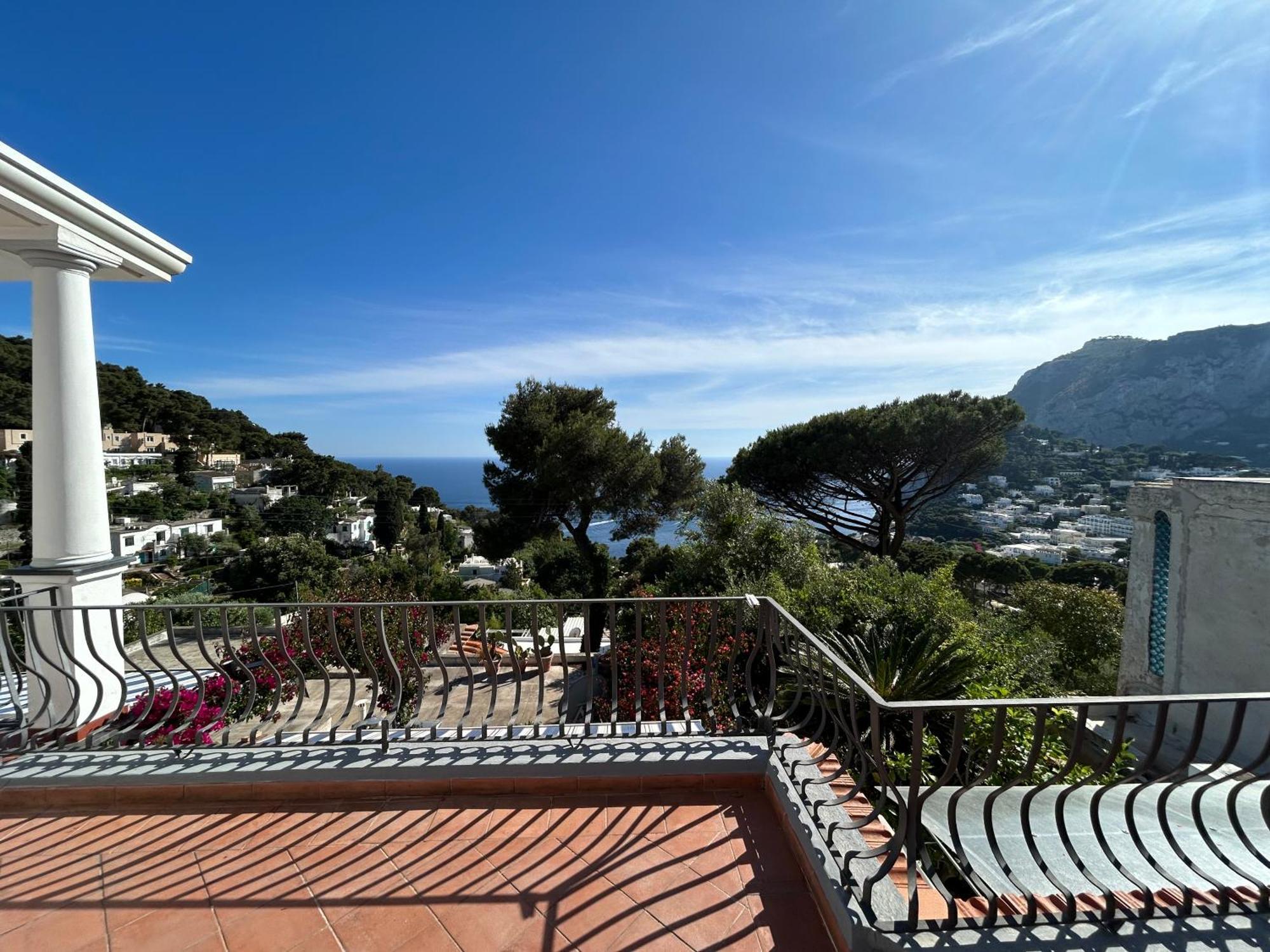 Marvelous Sea View Villa Capri Zewnętrze zdjęcie